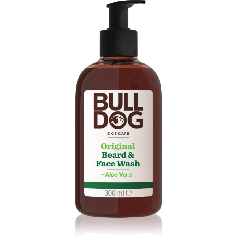 Bulldog Original Beard & Face Wash почистващ гел за мъже 2в1 300 мл.
