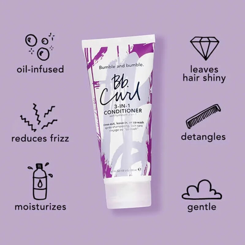 Bumble and Bumble Bb. Curl 3-in-1 Conditioner хидратиращ балсам за чуплива и къдрава коса 60 мл.
