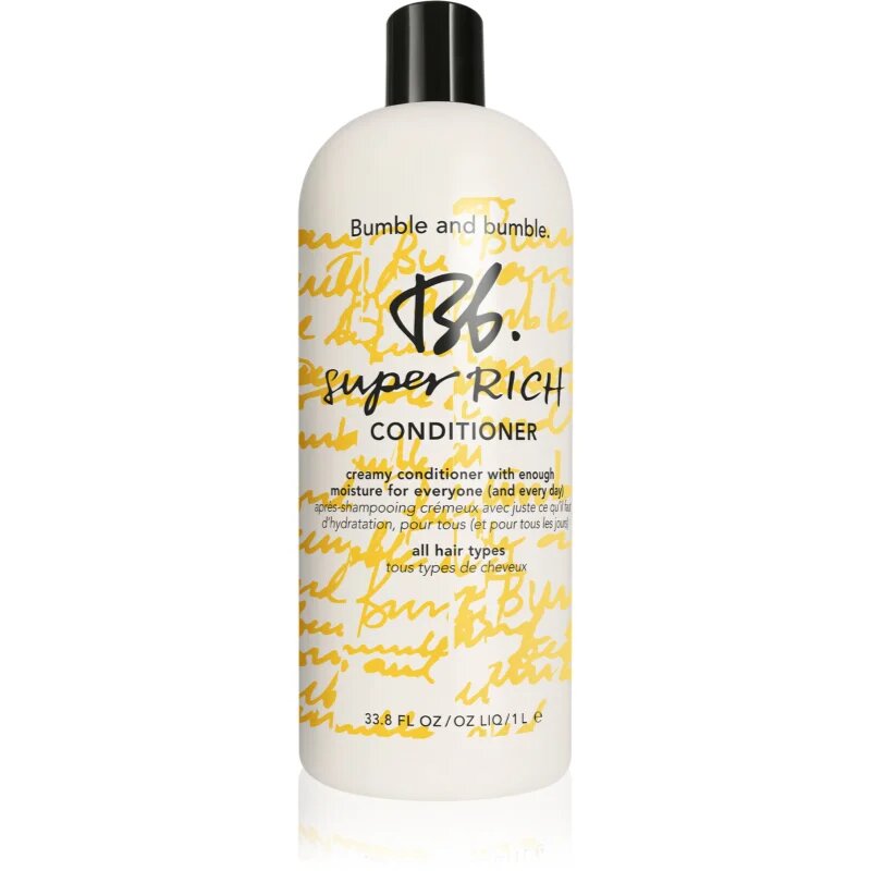 Bumble and Bumble Bb.Super Rich Conditioner балсам-крем за коса придаващ хидратация и блясък 1000 мл.