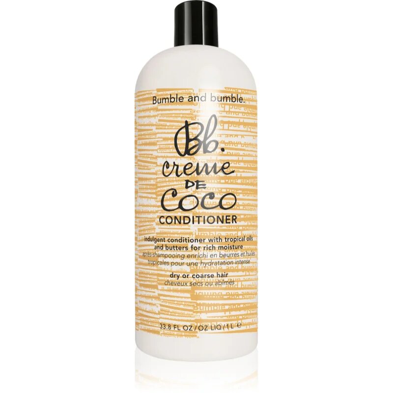 Bumble and Bumble Creme De Coco Conditioner балсам за изглаждане и укротяване на хвърчаща и непокорна коса 1000 мл.