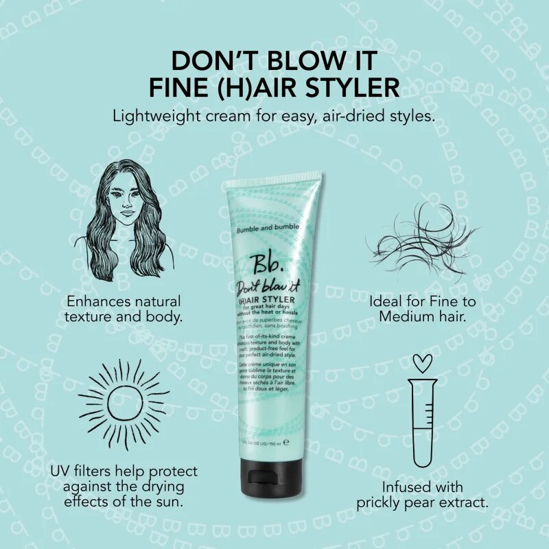Bumble and Bumble Don't Blow It Fine (H)air Styler хидратираща грижа без отмиване за фина коса 150 мл.