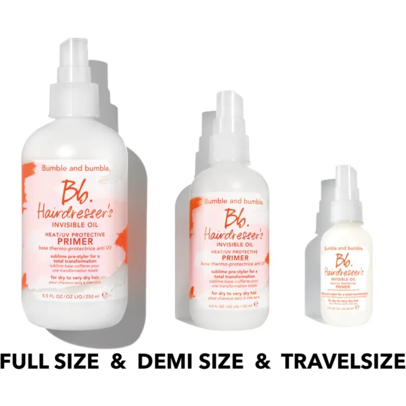 Bumble and Bumble Hairdresser's Invisible Oil Heat/UV Protective Primer подготвящ спрей за постигане на съвършен вид на косата 250 мл.
