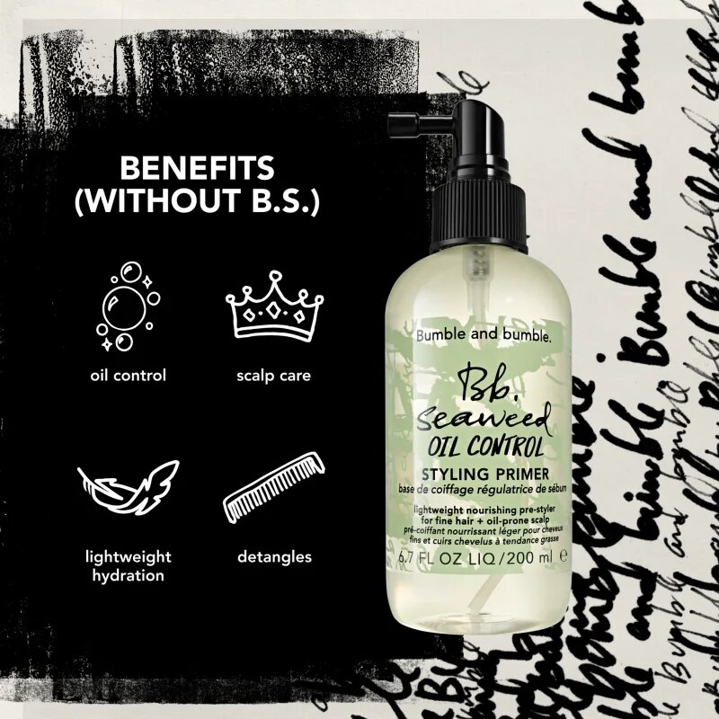 Bumble and Bumble Seaweed Oil Control Styling Primer подготвящ спрей за мазна коса 200 мл.