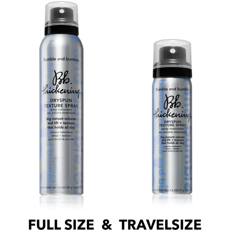 Bumble and Bumble Thickening Dryspun Texture Spray спрей за коса за максимален обем 60 мл.