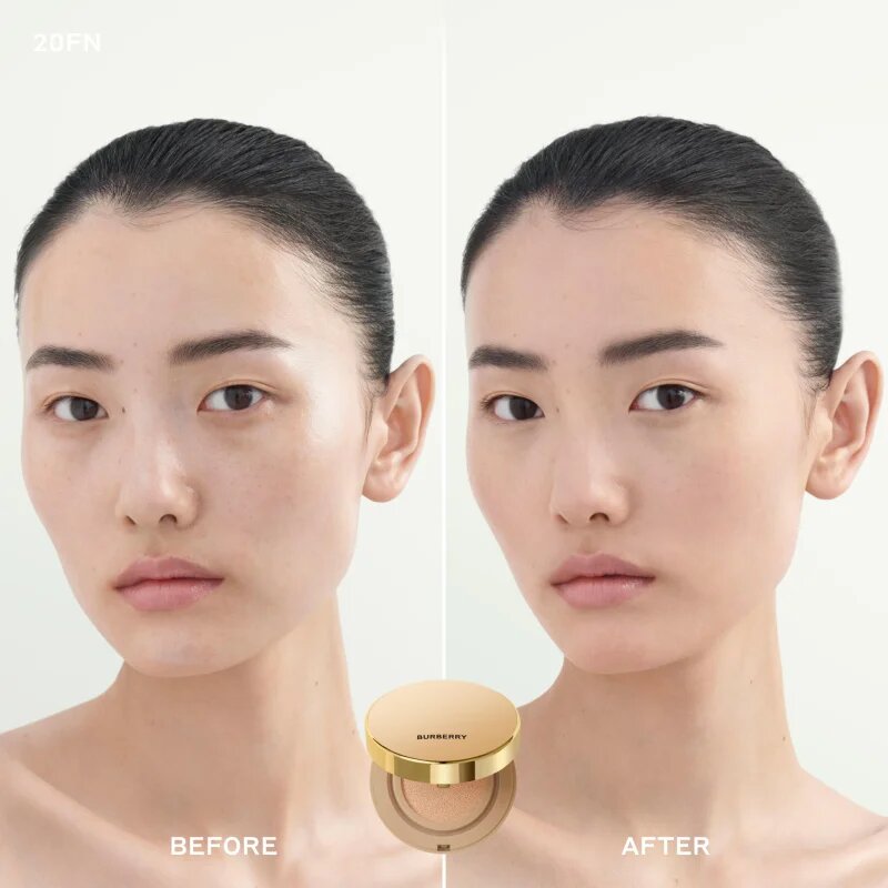 Burberry Beyond Wear Perfecting Matte Cushion дълготраен грим в гъбичка SPF 15 цвят Fair Warm 10 14 гр.