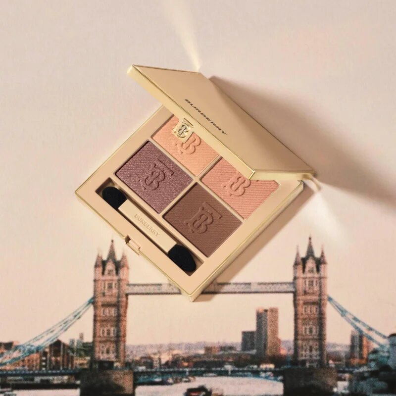Burberry Eyequads Palette палитра сенки за очи цвят Iconic Honey 01 4.7 гр.
