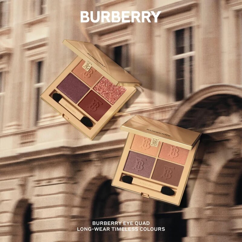 Burberry Eyequads Palette палитра сенки за очи цвят Iconic Honey 01 4.7 гр.