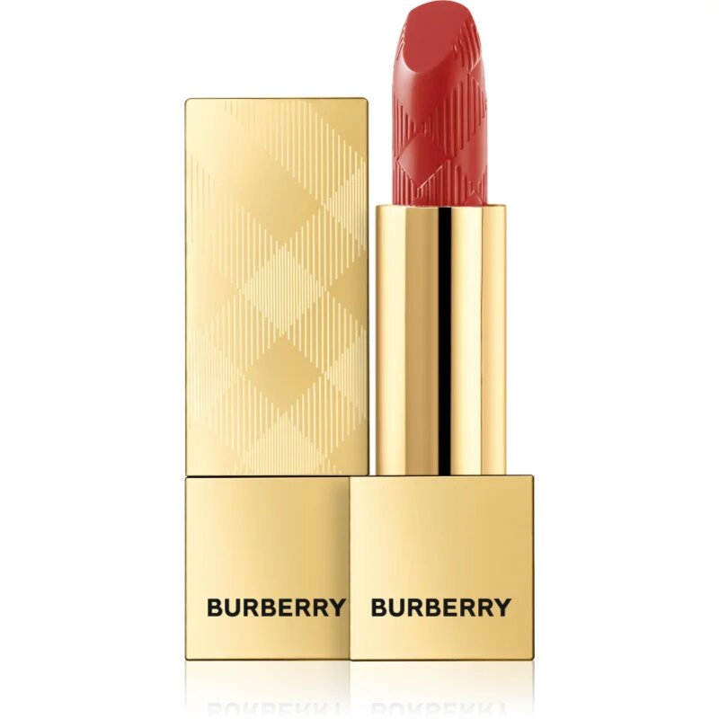 Burberry Kisses Matte матиращо червило цвят Burnished Red 117 3.3 G 3.3 гр.