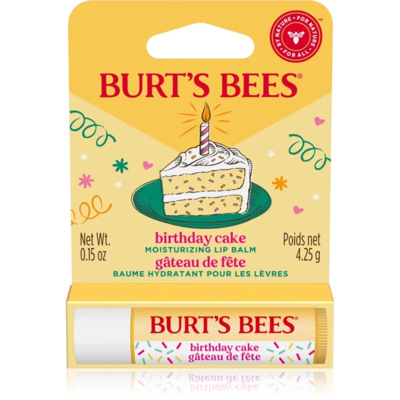 Burt’s Bees Birthday Cake балсам за устни в пчелен восък вкус Vanilla Cake 4.25 гр.