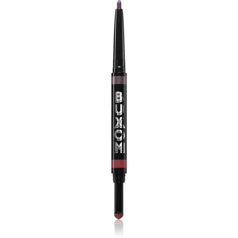 Buxom FLIP SIDE DUAL-ENDED EYELINER & SHADOW кремообразни сенки за очи и очна линия с молив цвят Burgundy Bestie 0.78 гр.