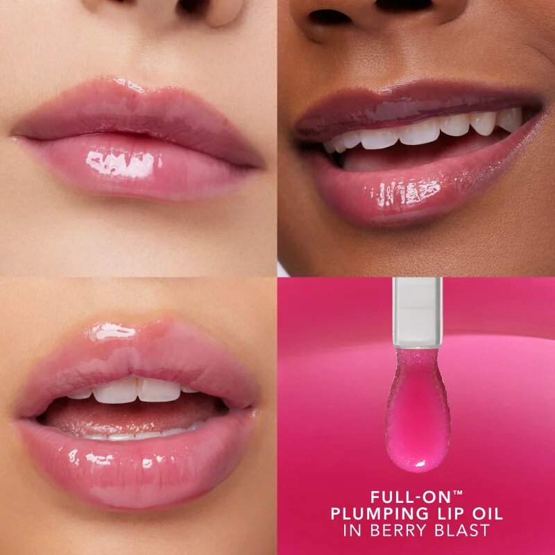 Buxom FULL ON™ PLUMPING LIP OIL блясък за хидратация и обем на устните цвят Berry Blast 5.5 мл.