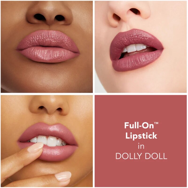Buxom FULL-ON™ SATIN LIPSTICK крем-червило с увеличаващ ефект цвят Dolly Doll 25 мл.