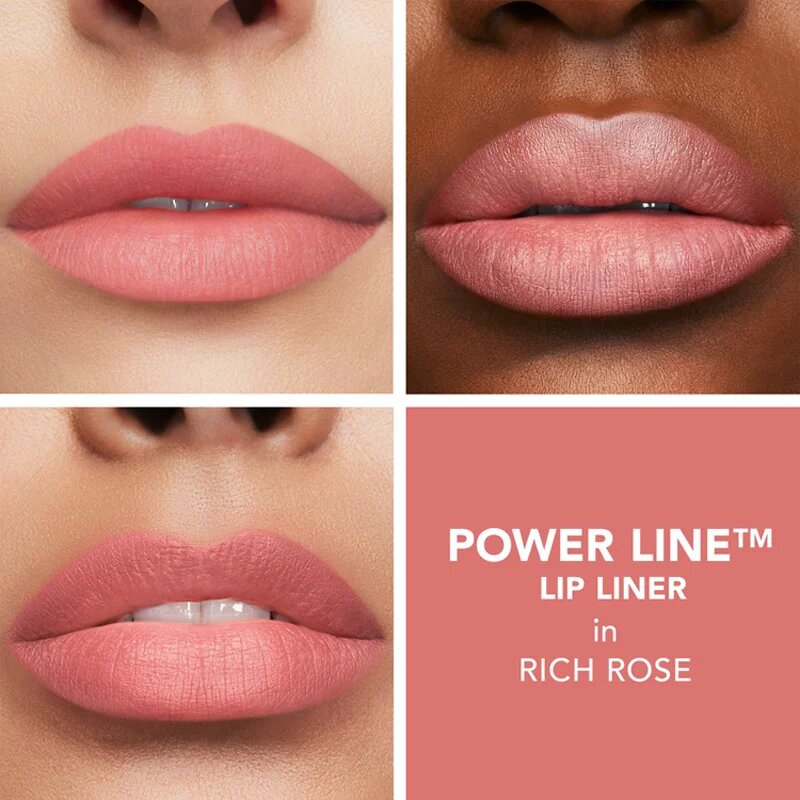 Buxom POWER LINE™ PLUMPING LIP LINER кремообразен молив за устни с увеличаващ ефект цвят Rich Rose 03 гр.