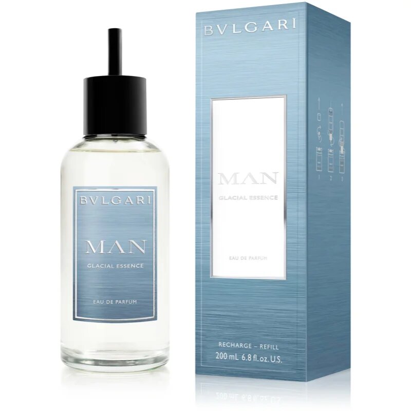 Bvlgari Man Glacial Essence парфюмна вода сменяема за мъже 200 мл.