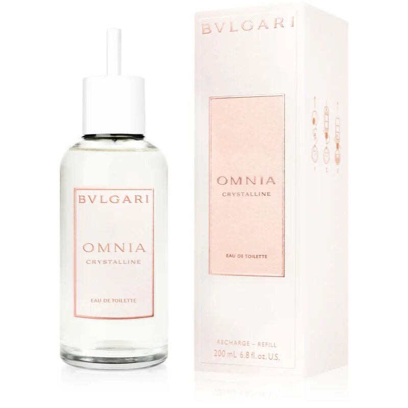 Bvlgari Omnia Crystalline тоалетна вода пълнител за жени 200 мл.