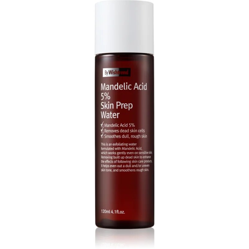 By Wishtrend Mandelic Acid 5% Prep Water ексфолираща и омекотяваща вода за лице 120 мл.