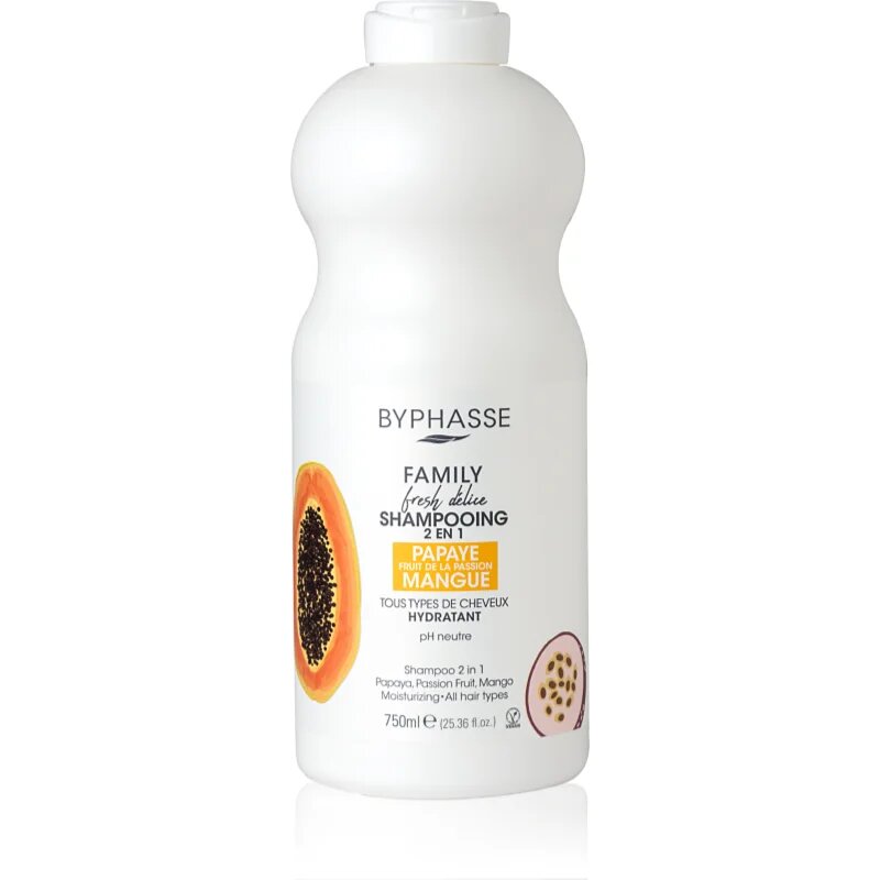 BYPHASSE Fresh Délice шампоан и балсам 2 в1 750 мл.