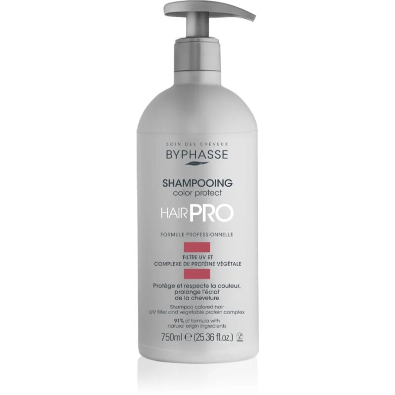 BYPHASSE Hair Pro шампоан за боядисана коса 750 мл.