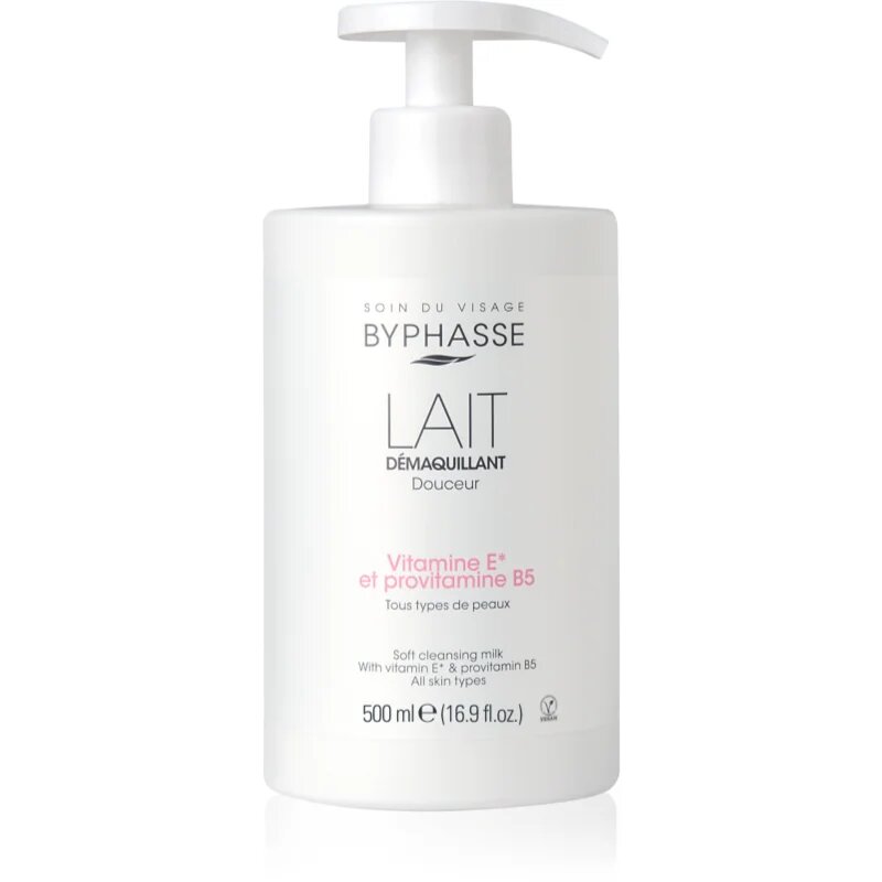 BYPHASSE Lait мляко за почистване на грим 500 мл.