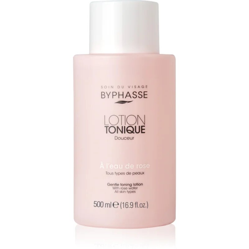BYPHASSE Lotion Tonique тоник за лице с розова вода 500 мл.