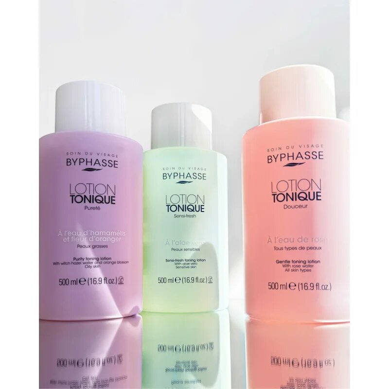 BYPHASSE Lotion Tonique тоник за лице с розова вода 500 мл.
