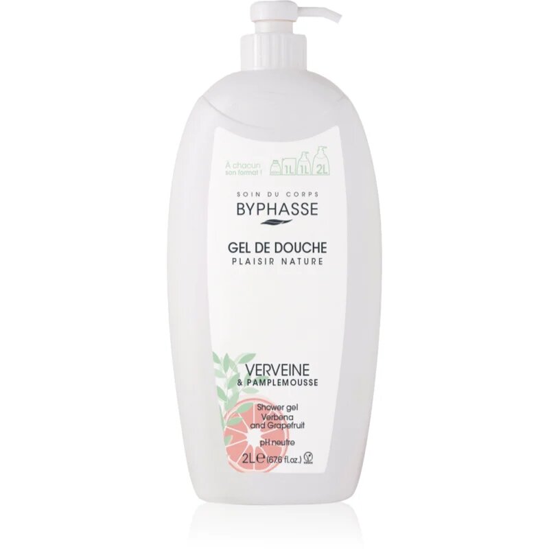 BYPHASSE Verbena & Grapefruit душ гел 2000 мл.