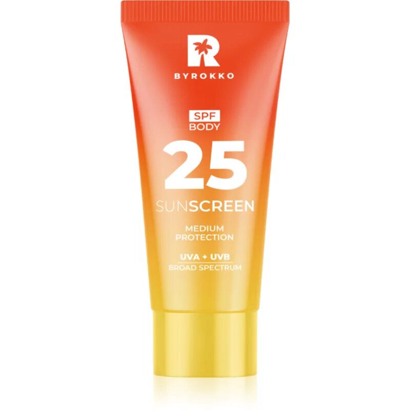 ByRokko Body Sunscreen слънцезащитен крем за тяло SPF 25 150 мл.