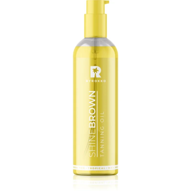 ByRokko Shine Brown Tanning Oil продукт за ускоряване и удължаване ефекта на загар 145 мл.