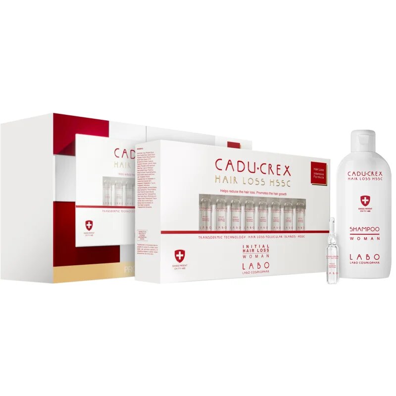 CADU-CREX Hair Loss HSSC Advanced Hair Loss грижа за косата за жени против напреднал косопад изгодна опаковка