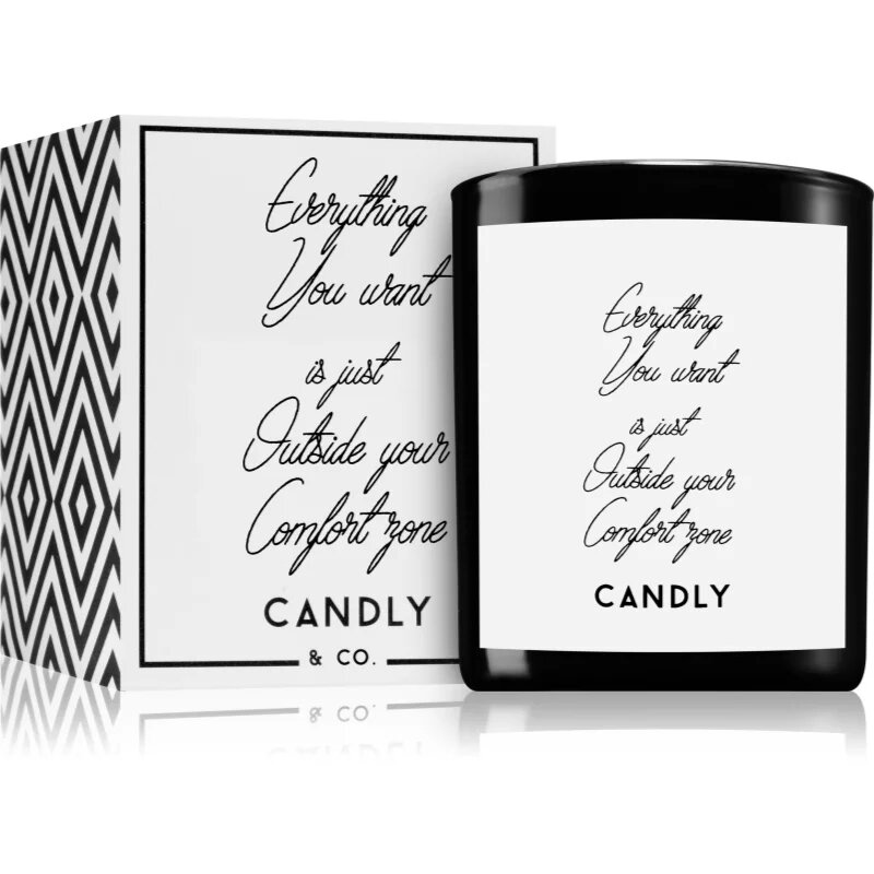 Candly & Co. Everything you want is just outside your comfort zone ароматна свещ 250 гр.