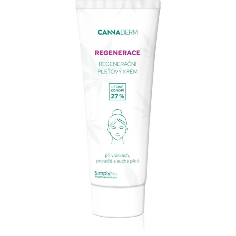 Cannaderm Regeneration Cream for dry and sensitive skin регенериращ крем за суха и чувствителна кожа 75 гр.