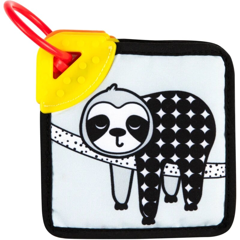 Canpol Babies BabiesBoo Sensory Cards with Teether въртяща се книжка с гризалка 1 бр.