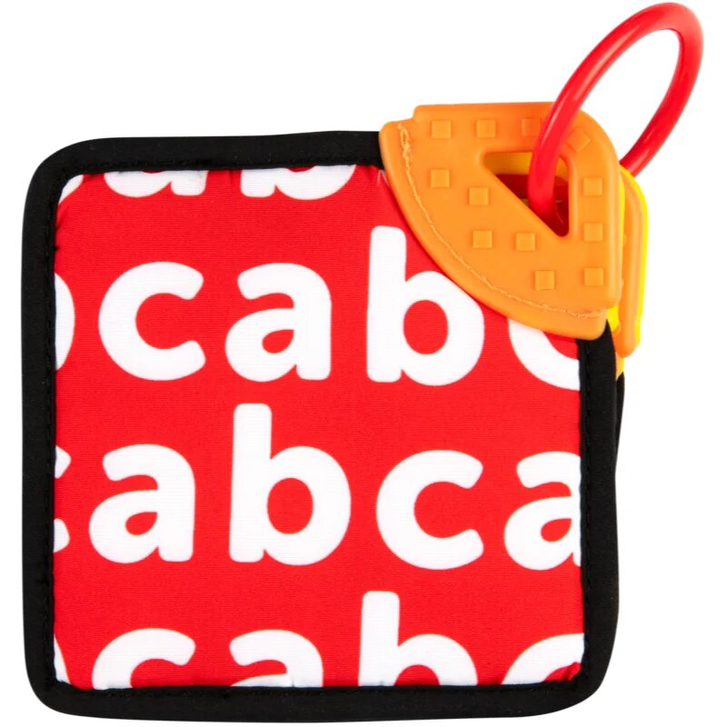 Canpol Babies BabiesBoo Sensory Cards with Teether въртяща се книжка с гризалка 1 бр.
