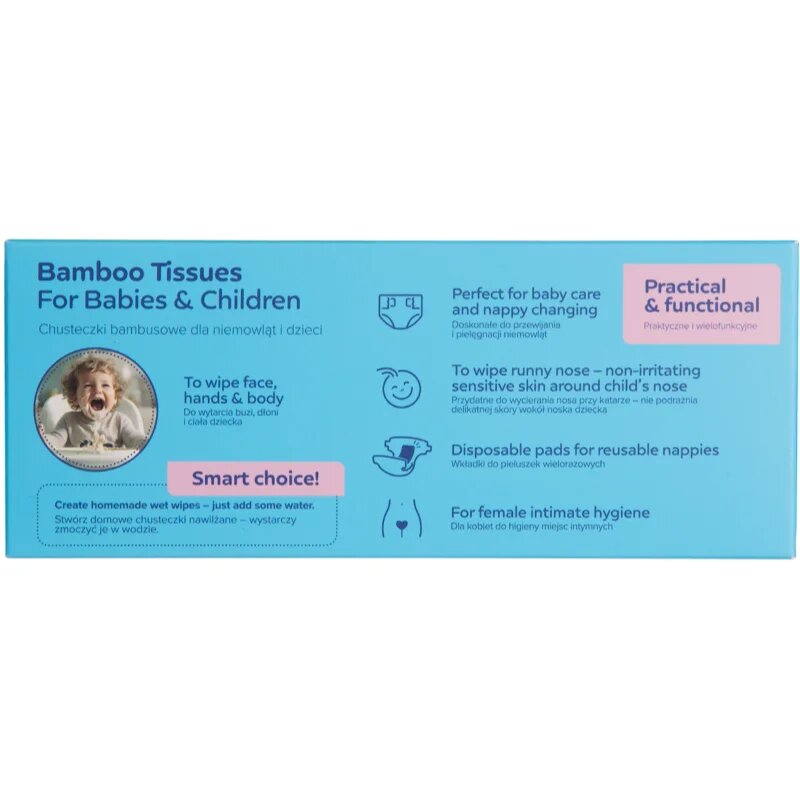 Canpol Babies Bamboo Tissues Postpartum Pads кърпички от бамбук 100 бр.