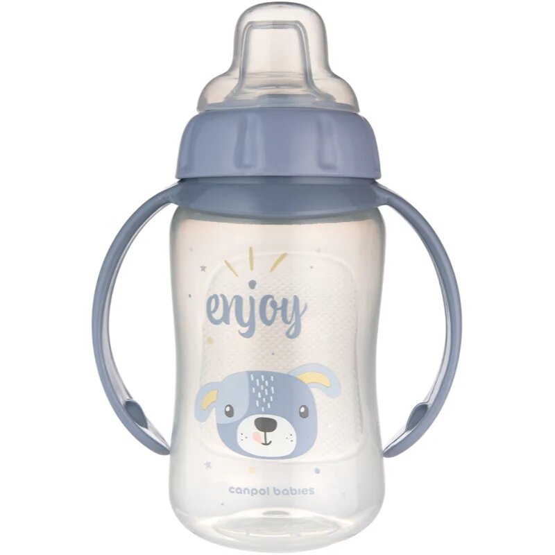 Canpol Babies Cute Animals Training Cup преходна чаша Dog 6m+ 1 бр.