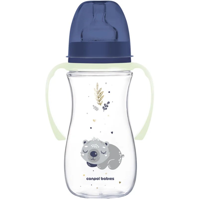 Canpol Babies EasyStart Sleepy Koala 300 ml бебешко шише 12 m+ Blue 1 бр.