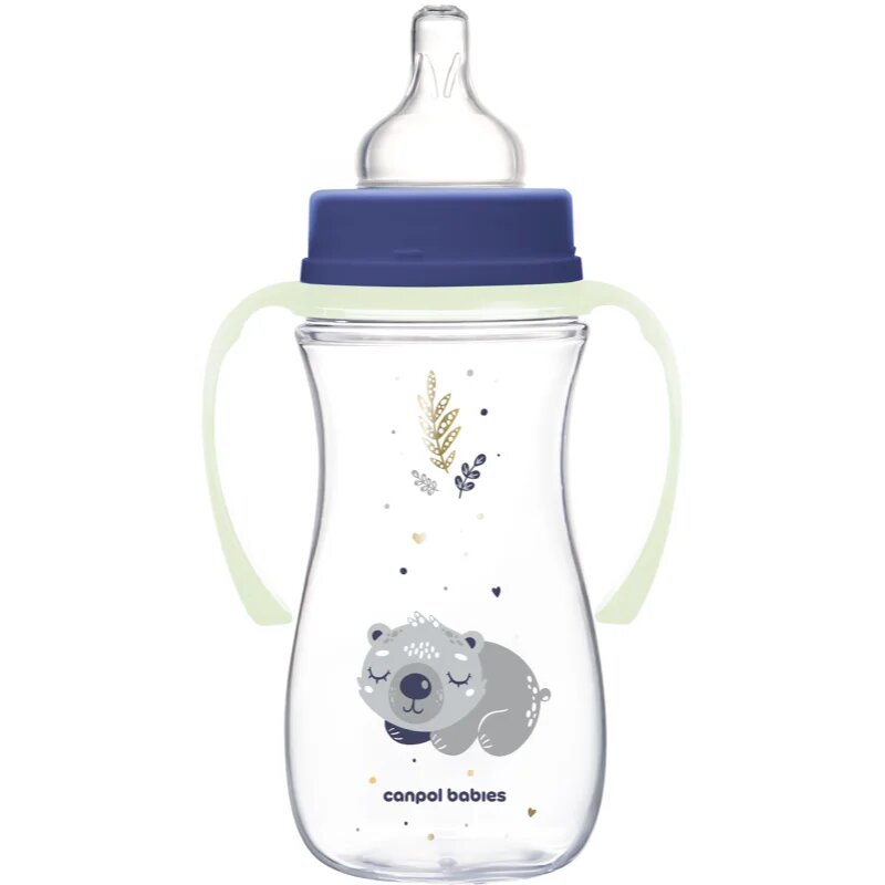 Canpol Babies EasyStart Sleepy Koala 300 ml бебешко шише 12 m+ Blue 1 бр.