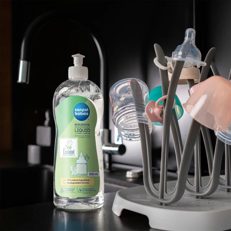 Canpol Babies Ecological Washing Liquid почистващ препарат за бебешки аксесоари 500 мл.