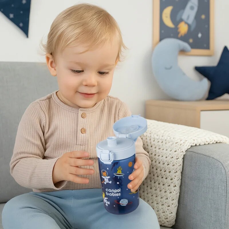 Canpol Babies Junior Bottle детско шише Pink 1 бр.