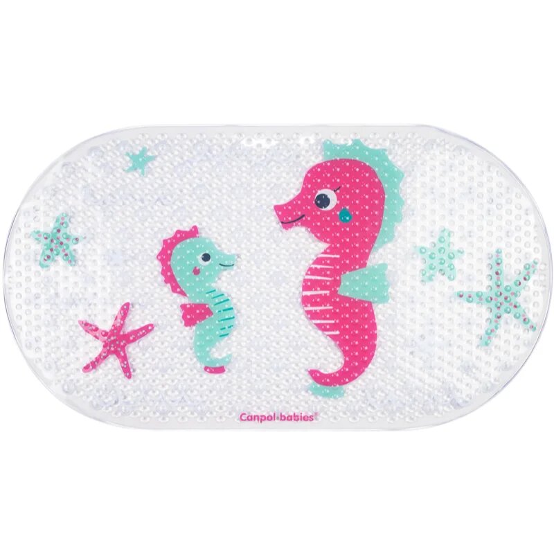 Canpol Babies Love & Sea подложка против хлъзгане за ваната Pink 1 бр.