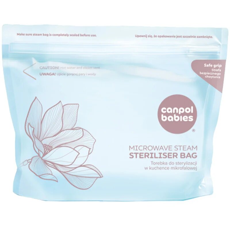 Canpol Babies Microwave Sterilization Bags пликчета за стерилизиране за микровълнова фурна 6 бр.