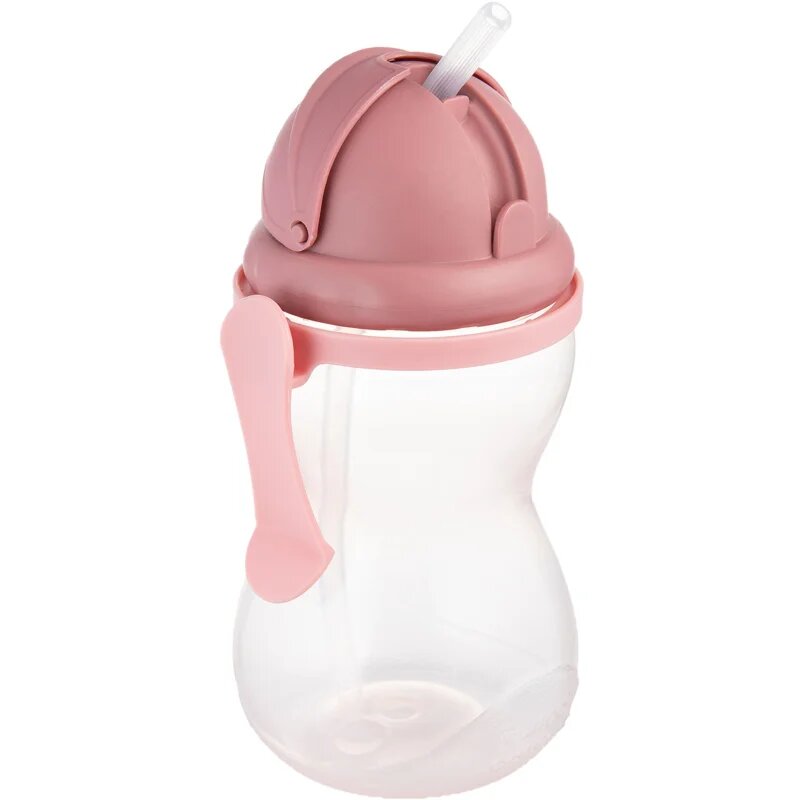 Canpol Babies Sport Cup спортна бутилка със сламка Pink 12m+ 1 бр.