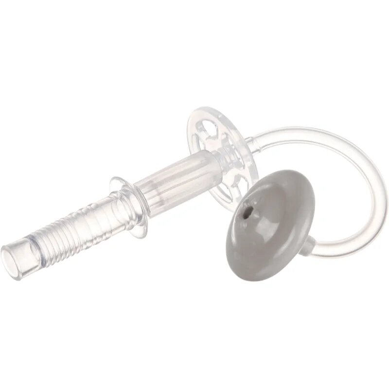 Canpol Babies Straw силиконова сламка с тежест Gray 1 бр.