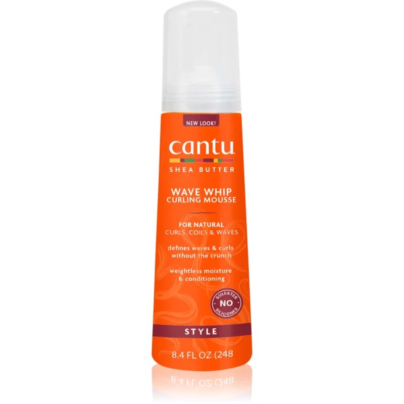 CANTU Shea Butter Curling Mousse стилизираща пяна за къдрава коса 248 мл.