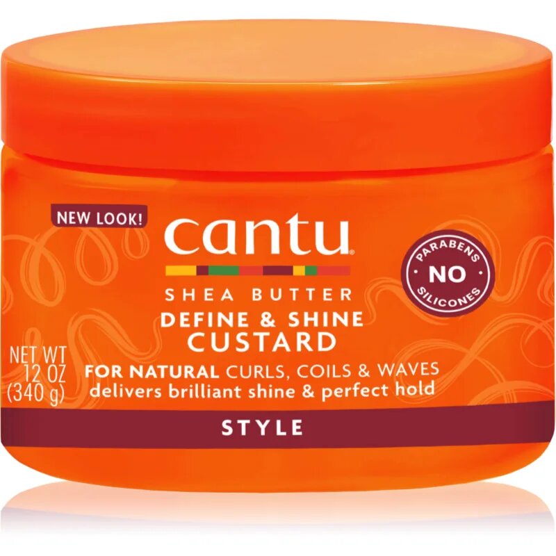 CANTU Shea Butter Custard гел за коса за фиксиране и оформяне 354 мл.