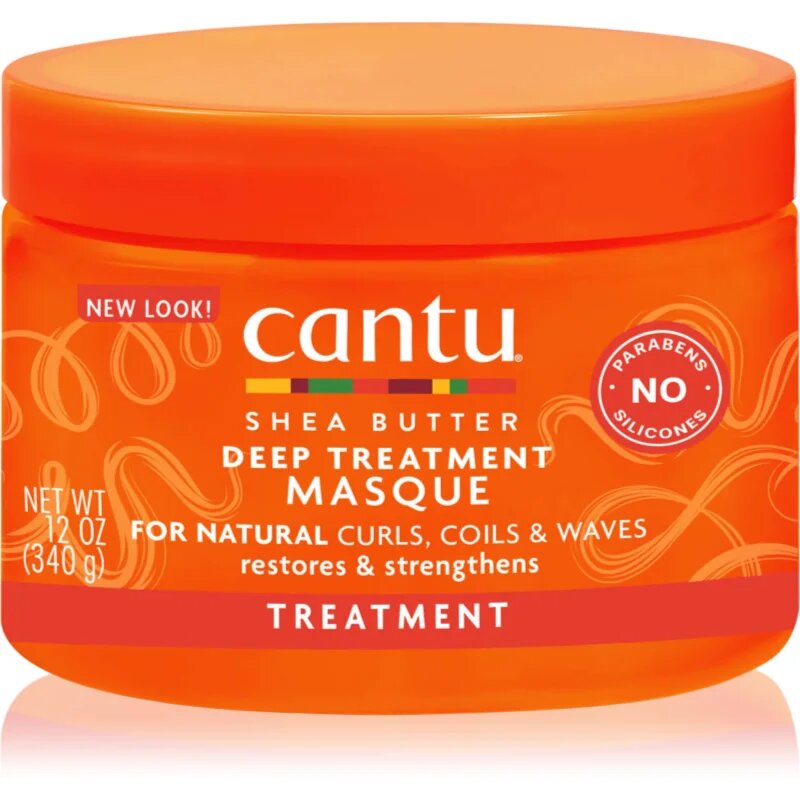 CANTU Shea Butter Deep Treatment Mask дълбоко регенерираща маска за чуплива и къдрава коса 340 гр.