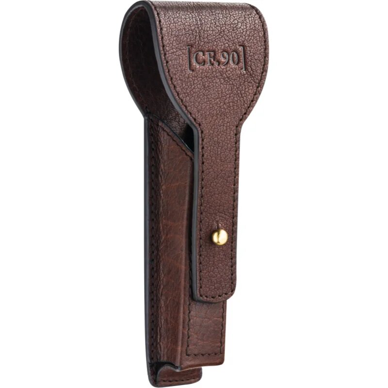 Captain Fawcett Accessories CF.90 кожена калъфка за машинка за бръснене произведено ръчно