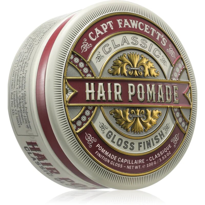 Captain Fawcett Classic Hair Pomade Gloss Finish помада за коса за мъже 100 гр.