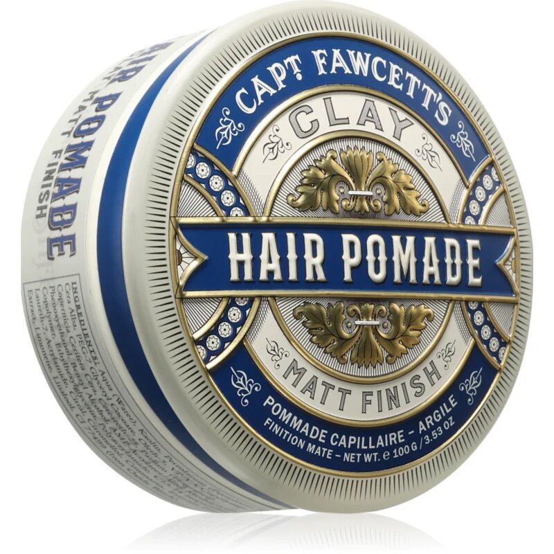 Captain Fawcett Clay Hair Pomade матиращ брилянтин за коса за мъже 100 гр.
