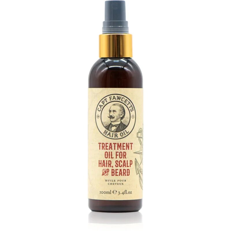 Captain Fawcett Hair Oil укрепващо олио За коса за мъже 100 мл.
